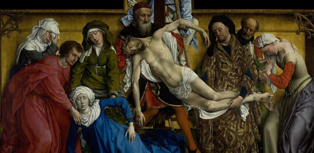 Kruisafneming, door Rogier van der Weyden, misschien wel het invloedrijkste kunstwerk uit de vijftiende eeuw. Rogier van der Weyden Vlaamse primitieven