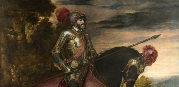 Keizer Karel V, Titian, Public domain, via Wikimedia Commons Karel V