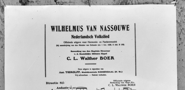 Het Wilhelmus, Nationaal Archief/Anefo Het Wilhelmus, Duitsen bloed