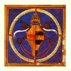 Het familiewapen van de Borgias Escudo_pontificio_de_Alejandro_VI