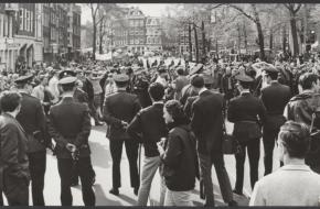 Protest tegen de Vietnamoorlog