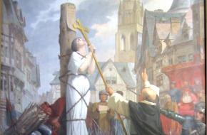 Jeanne d'Arc op de brandstapel