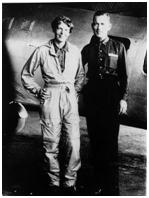 Earhart en Noonan Earhart en Noonan